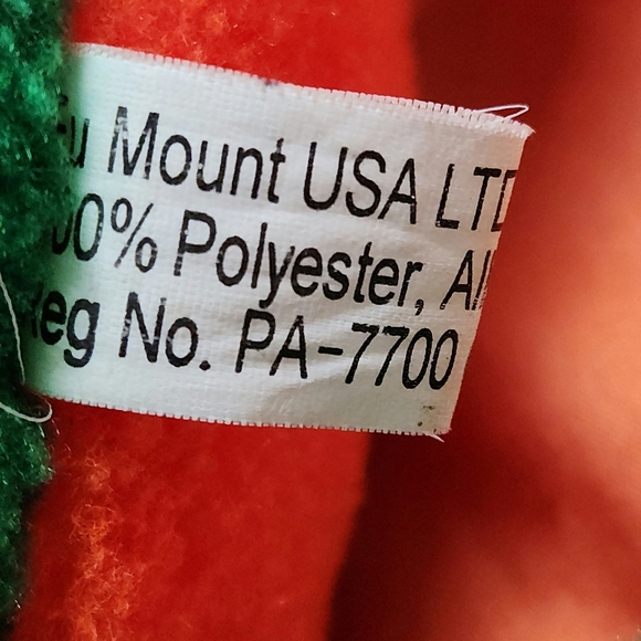 VINTAGE 90s FLORIDA GATORS HAND CRAFTED CROCHET BLANKET & PLUSH GATOR - Picture 11 of 14